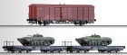 01593 Tillig Military train of East German army (NVA). Set #2